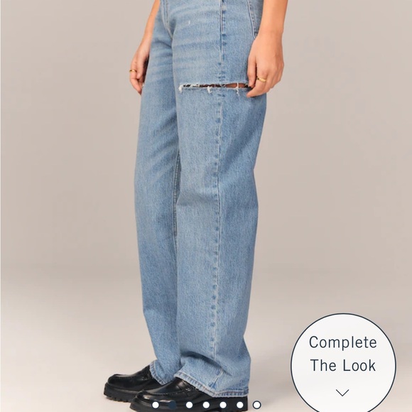 Blue jeans very heavy Jean material NO stretch too baggy for me - Picture 3 of 6